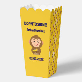 Caja Para Regalos Cute Monkey Theme Boy Baby Shower