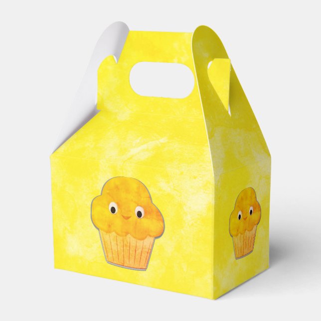 Caja Para Regalos Cute Muffin Drawing  (Front Side)