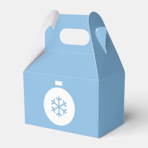 Caja Para Regalos Cute Navidades Ball Blue FavBox