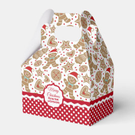 Caja Para Regalos Cute Navidades Gingerbread FavBox