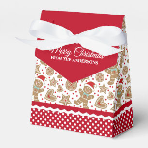 Caja Para Regalos Cute Navidades Gingerbread FavBox