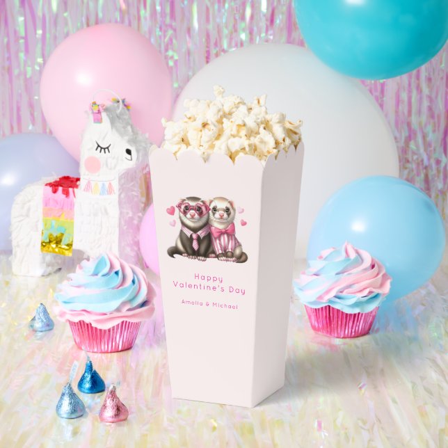 Caja Para Regalos Cute Otter Pareja en el Amor (Fiesta)