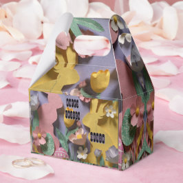 Caja Para Regalos Cute Paper Cut Bunny Easter Party Gift Box