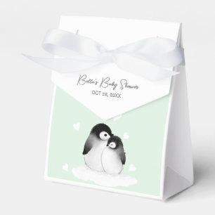 Caja Para Regalos Cute Penguin Baby Shower