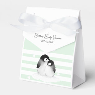Caja Para Regalos Cute Penguin Baby Shower