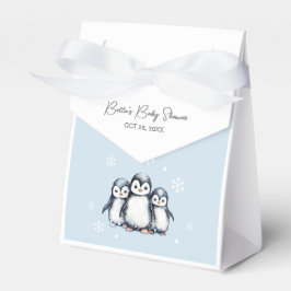 Caja Para Regalos Cute Penguin Baby Shower