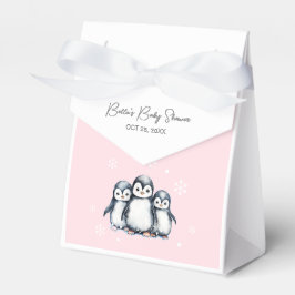 Caja Para Regalos Cute Penguin Baby Shower
