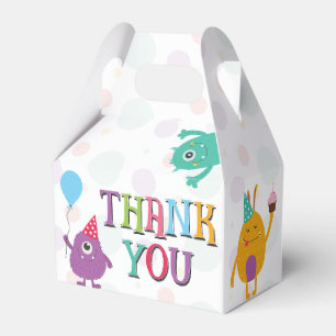Caja Para Regalos Cute pequeños monstruos fiesta de cumpleaños graci