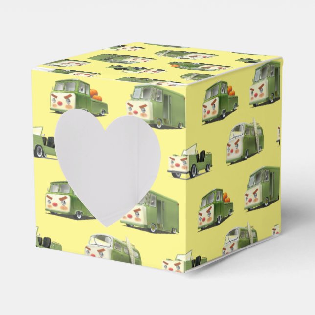 Caja Para Regalos Cute Personalizado Cars Lineup (Anverso)