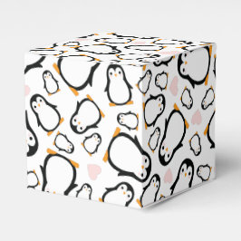 Caja Para Regalos Cute pingüino Baby Shower Blue Boy