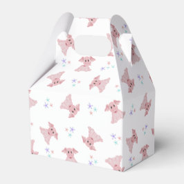 Caja Para Regalos Cute Pinos Rosa Barnyard Niños Cumpleaños