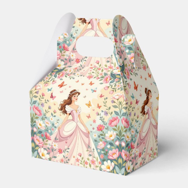 Caja Para Regalos Cute princess with butterflies (Front Side)