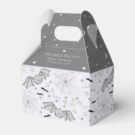 Caja Para Regalos Cute Purple Baby Bats Halloween