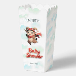 Caja Para Regalos Cute Ram Winter Baby Shower Treat Box