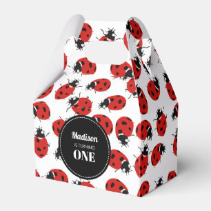Caja Para Regalos Cute Red Ladybug Birday Party