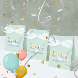 Caja Para Regalos Cute Safari Baby Animal Favor Box 