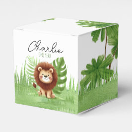 Caja Para Regalos Cute Safari Lion Birthday