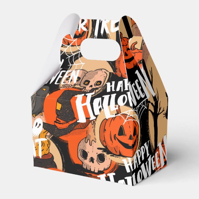Caja Para Regalos  Cute & Scary Halloween Spooky vibes  (Front Side)