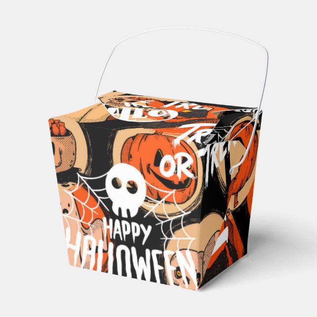 Caja Para Regalos  Cute & Scary Halloween Spooky vibes  (Front Side)