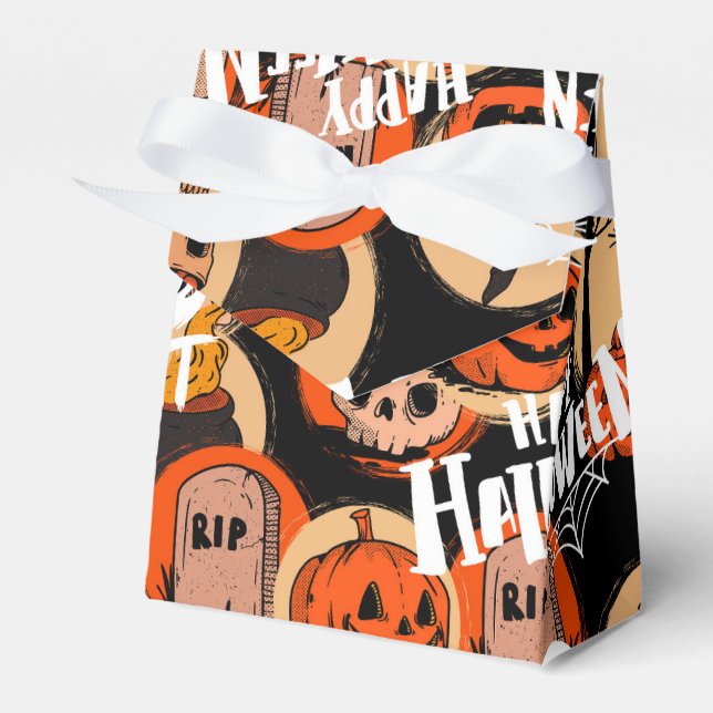 Caja Para Regalos  Cute & Scary Halloween Spooky vibes  (Front Side)