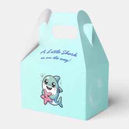 Caja Para Regalos Cute Shark Baby Shower Kawaii Blue