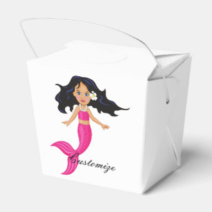 Caja Para Regalos Cute Sirena de cola rosa de Thunder_Cove
