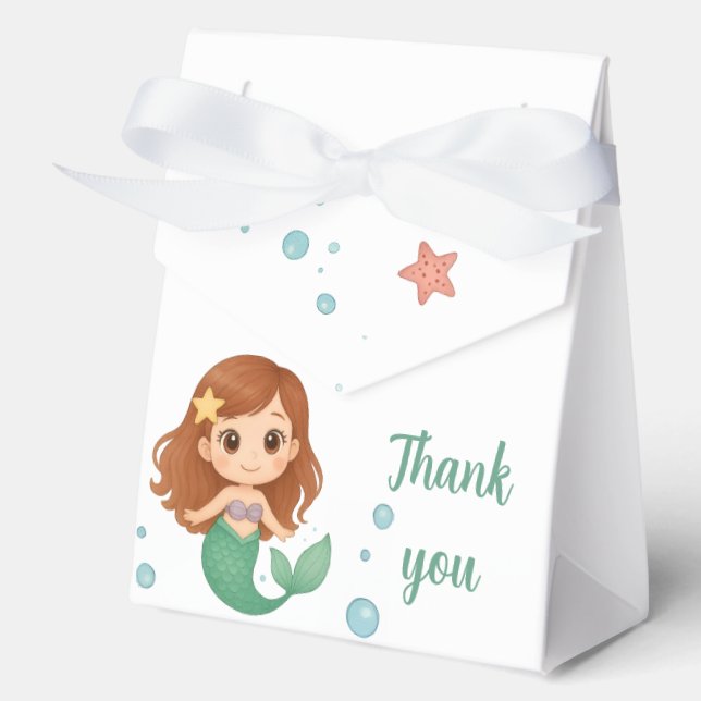 Caja Para Regalos Cute sirenita (Anverso)