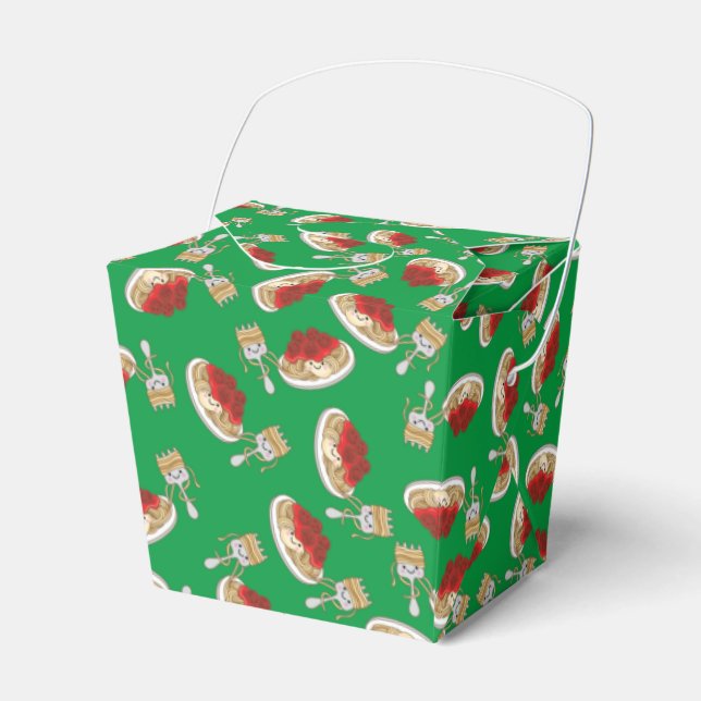 Caja Para Regalos Cute Spaghetti Kids Birday Fiesta Kawaii (Front Side)
