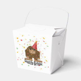 Caja Para Regalos Cute Squatchy Birthday Bigfoot