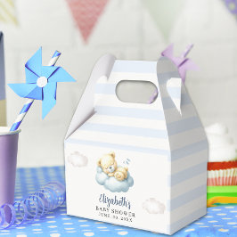 Caja Para Regalos Cute Teddy Bear Baby Shower Boy