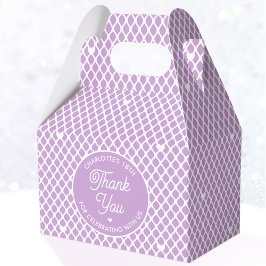 Caja Para Regalos Cute Thank You Birthday Name Any Age Pretty Purple