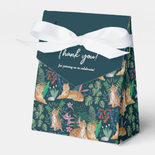 Caja Para Regalos Cute Tiger Safari Jungle Baby Shower