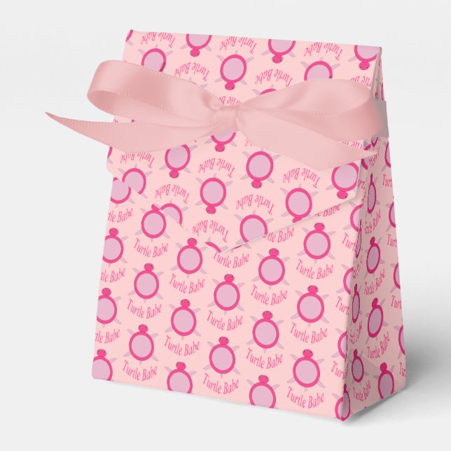 Caja Para Regalos Cute Turtle Babe Favbox (Front Side)