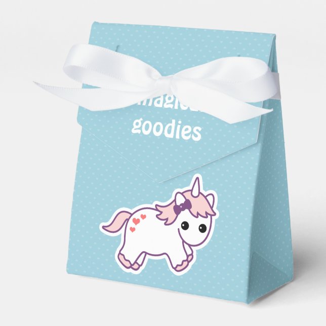 Caja Para Regalos Cute unicornio (Front Side)