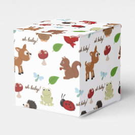 Caja Para Regalos Cute Woodland Animals Baby Shower