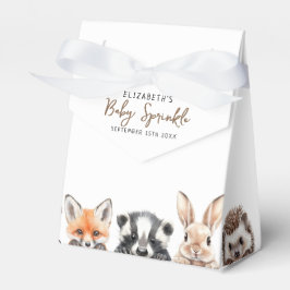 Caja Para Regalos Cute Woodland Animals Baby Shower Sprinkle