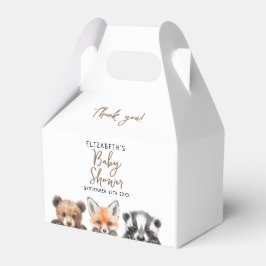 Caja Para Regalos Cute Woodland Animals Forest Friends Baby Shower