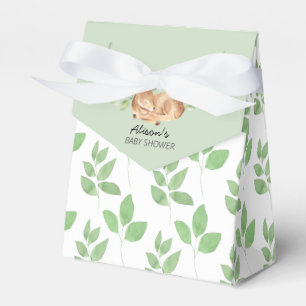Caja Para Regalos Cute Woodland Deer Floral Greeneration Baby Shower