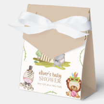 Cute Woodland Safari Animal Circus Baby Shower