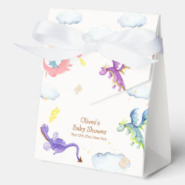 Caja Para Regalos Cuto Fairytale Magic Dragon Baby Shower