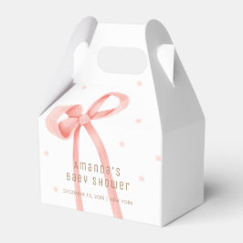 Caja Para Regalos Cuto Oh bebé Polka Dot Bow Baby Shower