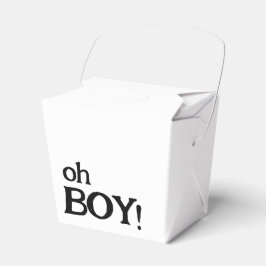 Caja Para Regalos Cuto simple Oh Boy Baby Shower