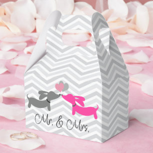 Caja Para Regalos Dachshund Boda Wiener Dog Favor Box