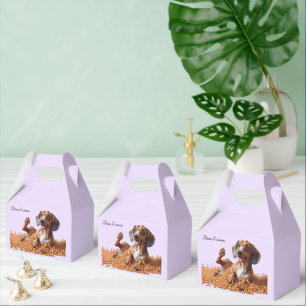 Caja Para Regalos Dachshund Fiesta