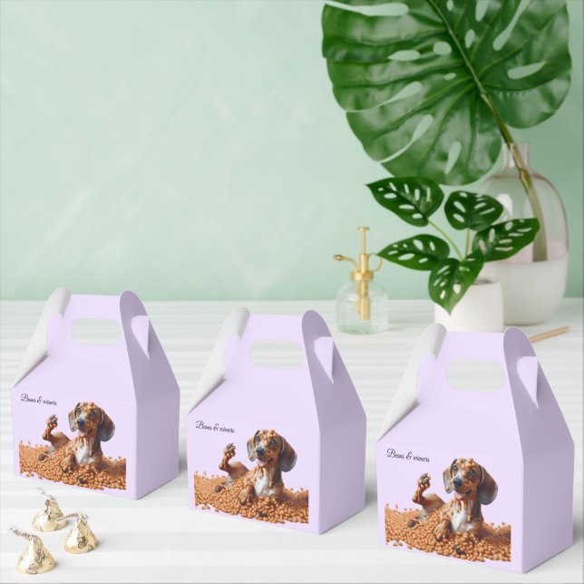 Caja Para Regalos Dachshund Fiesta (Múltiple)