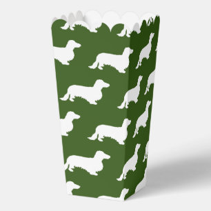 Caja Para Regalos Dachshund Pelo Largo - Silueta 2