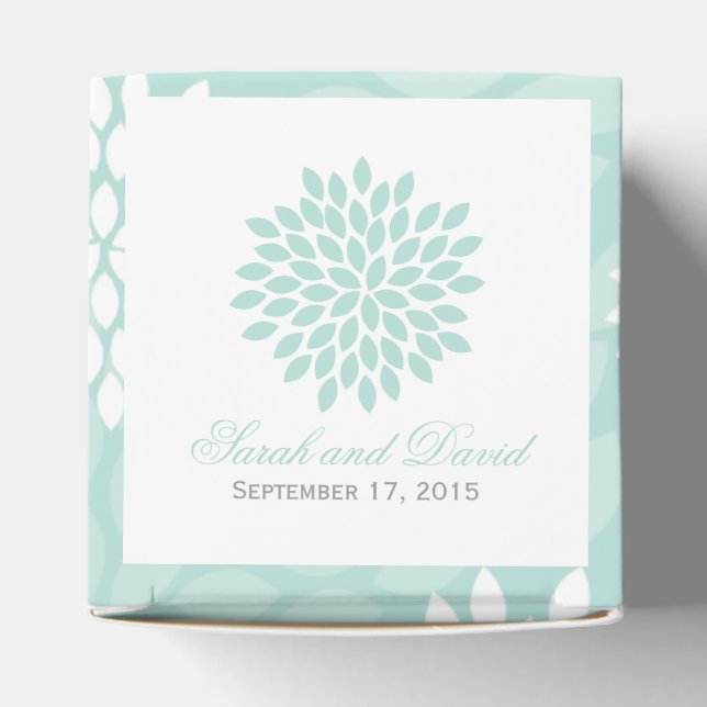 Caja Para Regalos Dahlias Boda (Parte superior)