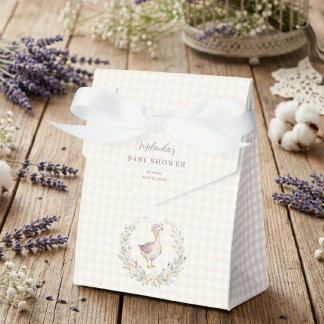 Caja Para Regalos Dainty Goose Baby Shower Lilac Watercolor MH26