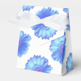 Caja Para Regalos Daisy gerbera azul