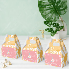 Caja Para Regalos Daisy Hippie Bebé Maravillosa Primera Fiesta de Cu